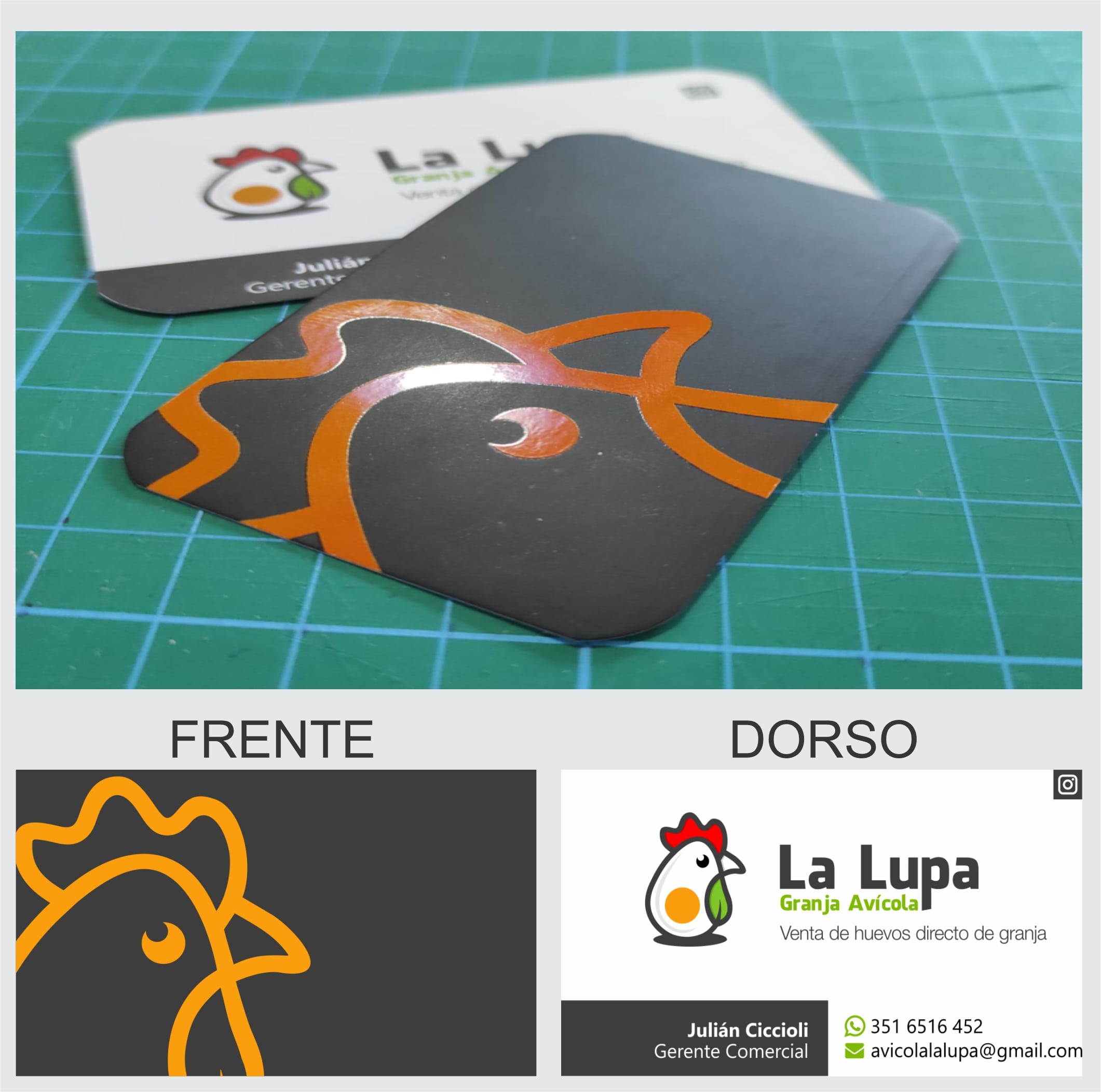 Tarjetas UV Sectorizado