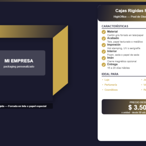 Cajas Rígidas Premium
