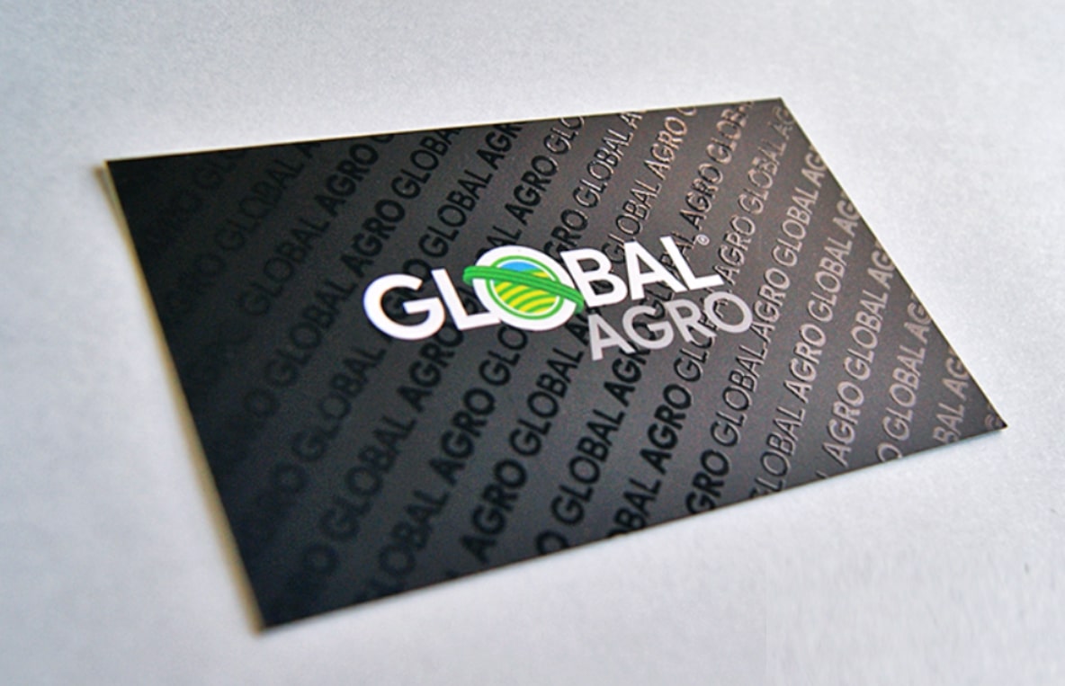 Tarjetas de presentación con sectorizado UV